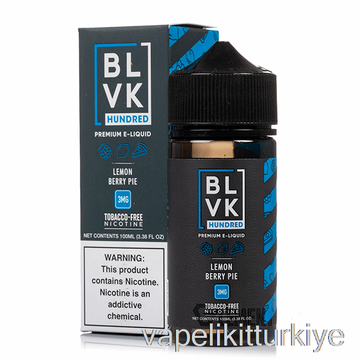 Vape Elektronik Sigara Limonlu Meyveli Pasta - Blvk - 100ml 0mg